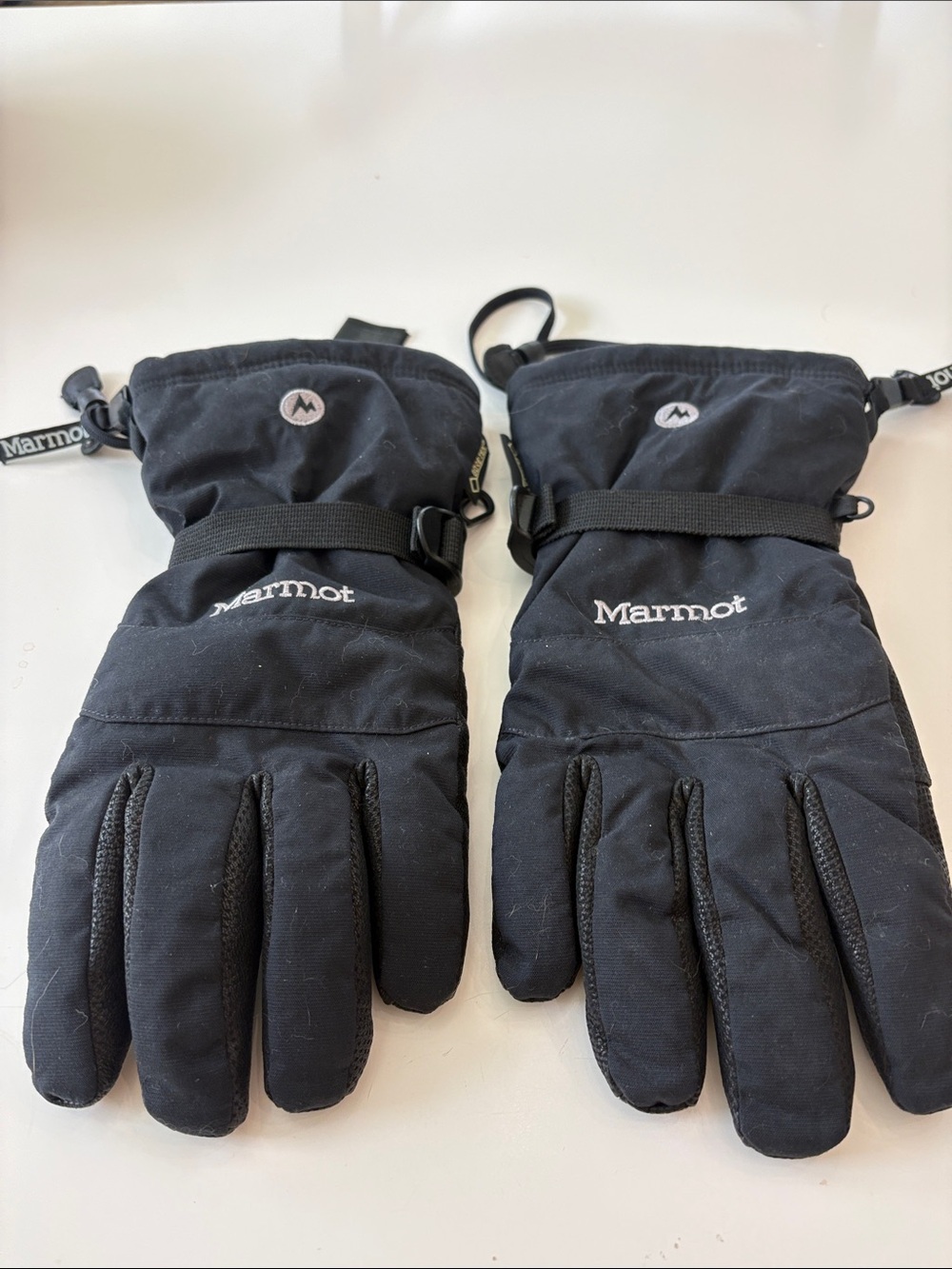 Marmot Black Winter Ski Gloves